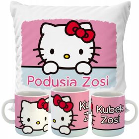    HELLO KITTY BLAZINA + ŠKODICA SET IMENSKO DARILO ZA ROJSTNI DAN RAZLIČNI DIZAJNI