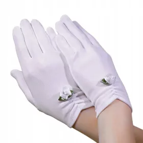 Rokavice za prvo obhajilo za deklice, model RKC30