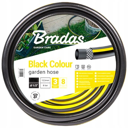 Vrtna cev BLACK COLOUR 1/2" - 20M: ELEGANTNO NAWADNIANJE ZA VAŠ VRT