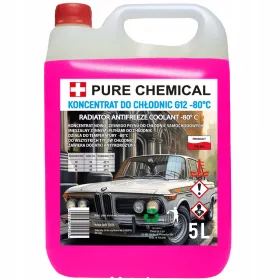   KONCENTRAT HLADILNE TEKOČINE G12/G12 -80°C 5L ZA RADIATORJE