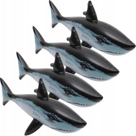 Nadmuchljiv morski pes, plavajoča vodna igrača 4 kosi