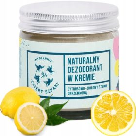   Mydlarnia Cztery Szpaki 60 ml naravni dezodorant v kremi citrusno-zeliščni