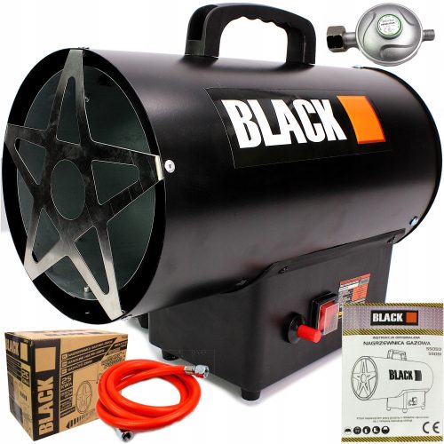 Plinski grelnik črne barve 25 kW