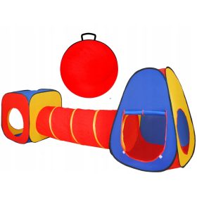Namiot za otroke Kruzzel 3v1 Wigwam Hiša z Tunelom