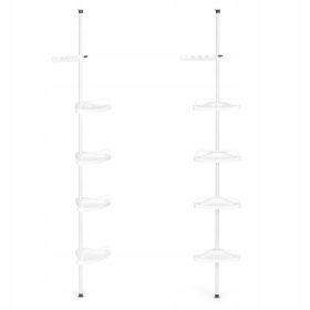  TELESKOPSKI KOTNI KOPALNIŠKI POLIČNIK 4 POLICE OBEŠALNIK