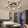 STROPNI VENTILATOR Z LED LUČJO ČRNE BARVE