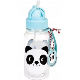 Vodna steklenica Panda Miko s slamico 500ml Rex London