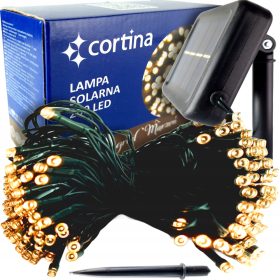 Girlanda solarna Cortina 200 LED - Toplo bela svetloba