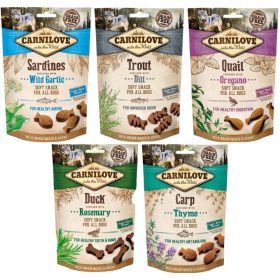 Carnilove poslastica za pse z raco in rožmarinom 200 g