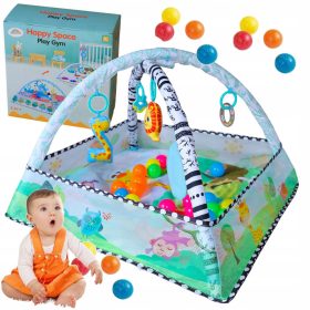 MEHKA INTERAKTIVNA ŽOGA Z ŽOGAMI ZA DOJENČKE