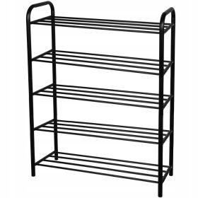   Regal za shranjevanje čevljev Brunbeste 65 x 91 x 26 cm črna