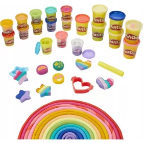 Play-Doh Ustvarjalni Set 21 Svetlečih Barv za Pecivo 70054
