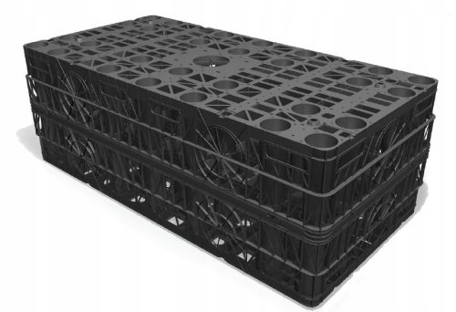 Rainbox 3S infiltracijska škatla 300L za učinkovito odvodnjavanje deževnice