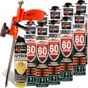    9× Univerzalno penasto lepilo Budowlany Expert 750 ml + 2 druga izdelka