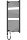 MARS ELEKTRIČNI RADIATOR 1200 x 600 MM ČRN 600 W