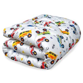    Prešita odeja Resoraki 140x200 za fantka, antialergijska, super mehka iz Poljske