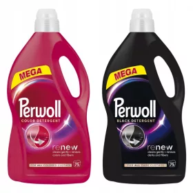   Perwoll Black Color Pralna Tekočina za Črno in Barvno Perilo 2x3,75l 150 Pranj