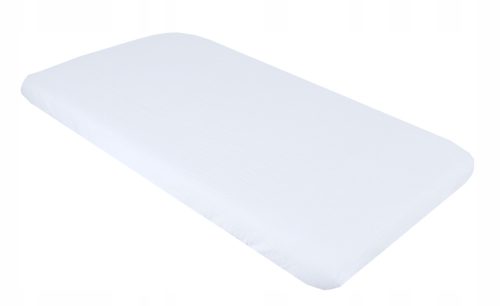 BabyLux Mušlinasta elastična rjuha 60x120 MUSLIN bela