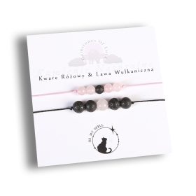 Zapestnice za prijateljev - Rožnati Kremen in Lava