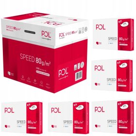 Papir za pisarniško uporabo PolSpeed A4 80g, 2500 listov
