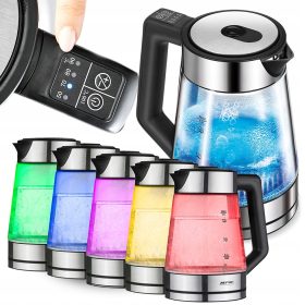   Električni stekleni čajnik MPM MCZ-116 s brezžično regulacijo temperature