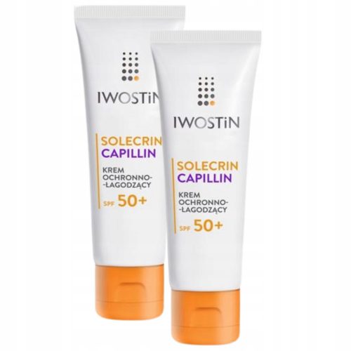IWOSTIN SOLECRIN CAPILLIN Zaščitna krema za kožo z rozaceo SPF50+ 50ml