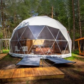 Dome šotor za glamping 6x6 m