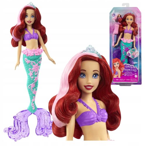 Disney Punčka Arielka Zmaga na Svetovnem Prvenstvu s Spreminjanjem Barve Las in Repa 32 cm