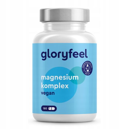 Magnezij v Visokih Odmerekih od Gloryfeel - 180 Kapsul za Tri Mesece