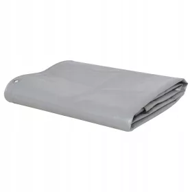 Trpežno ponjavo iz PVC, siva, 650 g/m², 3 x 6 m