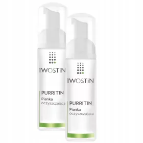   Pena za čiščenje za mastno in aknasto kožo IWOSTIN PURRITIN, 165 ml