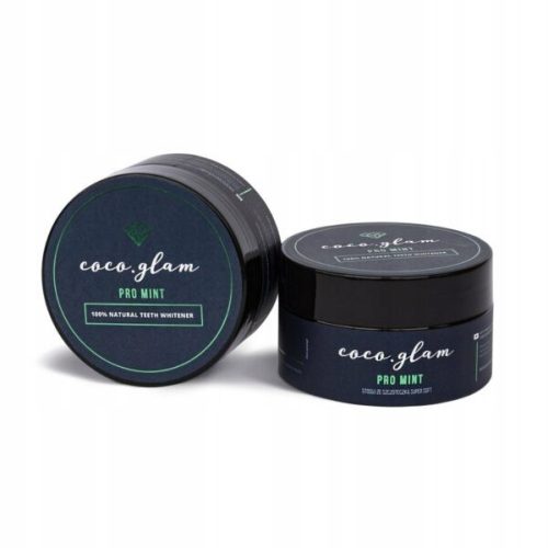 Coco Glam naravni prah za beljenje zob z aktivnim ogljem