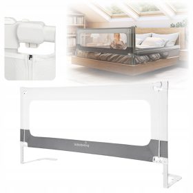   Barierka za posteljo VELVO 180 cm, zaščitna prevleka Primabobo za otroke