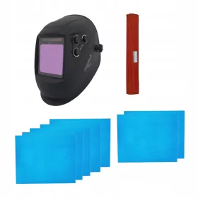   VARILNA ČELADA Z AVTOMATSKIM TEMNENJEM SHERMAN V6b + OPASKA ZA ABSORPCIJO POTU WELDAS 20-3100V