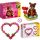 LEGO SET Srce Medvedek Buket XXL SET VALENTINOVO Darilna Dekoracija