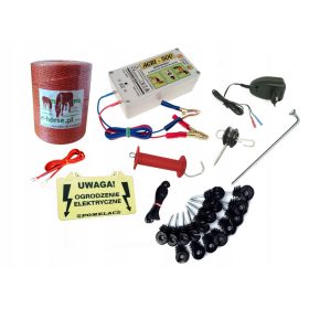 Oranžna električna pletena ograja, 500 m