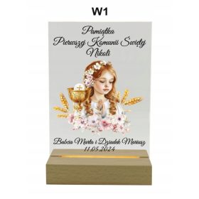 Darilo za prvo sveto obhajilo, LED kipec za spomin