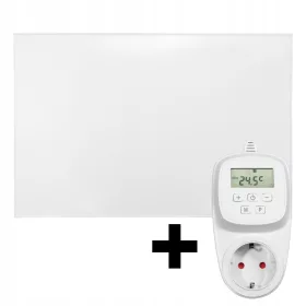   Stenski električni grelec s termostatom Weber panel IR 450 W