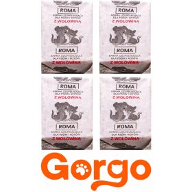 ROMA goveje in perutninsko zamrznjeno meso za pse in mačke