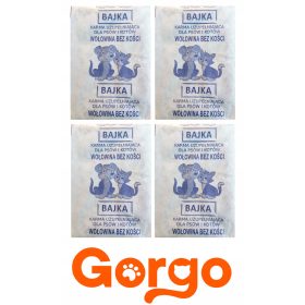   Bajka zamrznjeno meso za pse in mačke z govejim mesom brez kosti