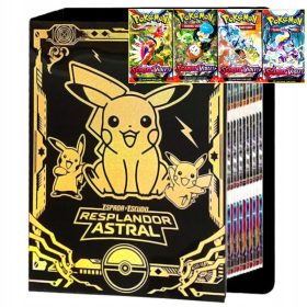   VELIKI POKEMON TCG KARTONI x10 + VELIK ALBUM ZLAT XXL RAZRED ZA 432 KART