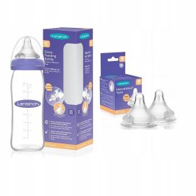   Lansinoh steklenička 240 ml Natural Wave® s silikonskim cucelj 6 m+