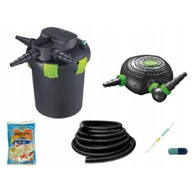  VETROVNI FILTER 9000L UV11W + ČRPALKA 5000l/h + CEV