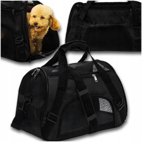 TRANSPORTER ZA ŽIVALI VREČKA NA OKVIRJU 5 BARV 43*28*19 CM