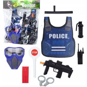ZESTAW POLICAJ PISTOL KOLEKCIJA DOJENČEK ROČNE KARTICE