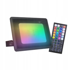 Zunanja večbarvna LED svetilka RGB 10W s pilotom