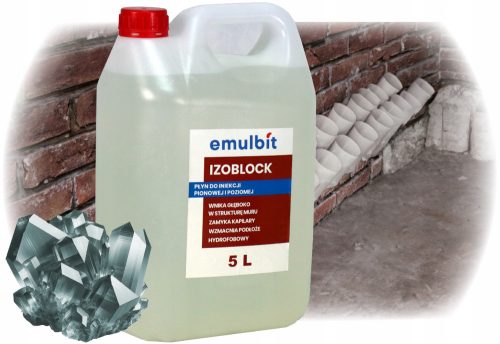 IZOBLOCK - Impregnacijska tekočina za izolacijo in tesnjenje kleti, 5L