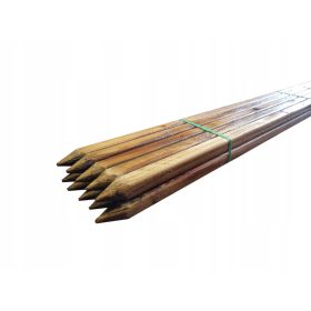    Količ za paradižnik, drog, nosilec 180 cm, impregniran les, 10 kom.