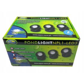 Aquatic Nova LED Osvetlitev za Ribnik NPL1-LED3, Trojna