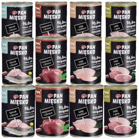   Pan Meso Mix okusov za mačke 12 x 400g Premium hipoalergena hrana

Pan Meso Mix je vrhunska hipoalergena mačja hrana, ki vsebuje najboljše sestavine za vašega ljubljenčka. Ta edinstvena mešanica okuso